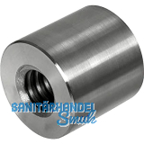 Trapezgewinde Rundmutter TR 24x5xD50xL36 - Stahl blank