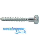 Flachkopfschraube 5,5 x 50 PZ3 verzinkt-blau