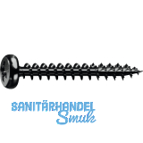 SPAX Halbrundkopf 4.0x 20 Vollgewinde Pozidriv 2 verzinkt schwarz mit Bewertung