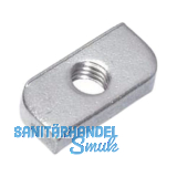 Gewindeplatte M 8 f�r Profil Typ 28/15 - Edelstahl A2