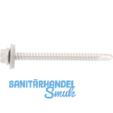 DIN7504K 5.5x 58 Edelstahl A2 Sechskantbohrschraube mit Scheibe � 16 mm