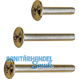 Griffschrauben M 4 X12 mm, Kombi-Schlitz, Stahl verzinkt