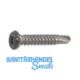 SFS-SR2 Armierungsschraube 4.2x19 PH 2 verzinkt Kopf nach RAL9011 schwarz besch.