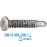 SFS-SR2 Armierungsschraube 4.2x25 PH 2 verzinkt Kopf nach RAL9016 wei� besch.