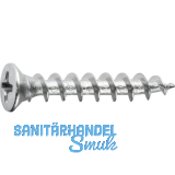 SFS-SPT/17 Reparaturschraube 4.8x22.5 PH 2 Stahl GS silber f. Kunststoffprofile