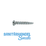 SOLIDO Fensterbauschraube 4.0x 40 PH2 Stahl verzinkt blau