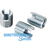 Gewindeeins�tze selbstschneidend M16 Stahl verzinkt-blau