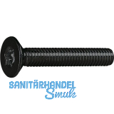 ISO14581 08.8 M 5x12 Torx 25 verzinkt-schwarz Senkschraube