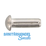 DIN1476 Halbrundkerbnagel 2.5x 6 Edelstahl A2