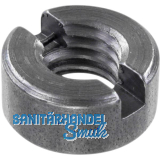 DIN546 Schlitzmutter M 8 Stahl blank