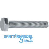 DIN961 10.9 M16x1.5x 50 verzinkt 6kt-Feingewindeschrauben ohne Schaft ISO8676 DIN961 10.9 M16x1.5x 50 verzinkt 6kt-Feingewindeschrauben ohne Schaft ISO8676