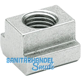 T-Nutenstein (Mutter f�r T-Nuten) DIN508 KL 8 M8 - verzinkt A2K