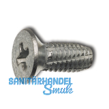 DIN7516D M 5x 12 verzinkt Gewindeschneidschraube mit Senkkopf