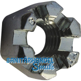 DIN935/ 8 M24x1.5 verzinkt Kronenmutter mit Feingewinde