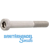 DIN6912 M 6x 20 Edelstahl A2-070 Zylinderschraube mit niedrigem Kopf, ISK