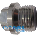 DIN910 5.8 G 1/8" verzinkt Verschlussschraube mit Rohrgewinde