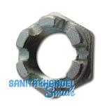 DIN937/17H M24x1.5 verzinkt Kronenmutter mit Feingewinde flache Form