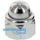 DIN986/ 8 M16 verzinkt Sicherungs-Hutmutter mit Klemmteil DIN986/ 8 M16 verzinkt Sicherungs-Hutmutter mit Klemmteil