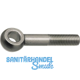 DIN444B 4.6 M 6x 40 blank Augenschraube mit Gewinde bis Kopf