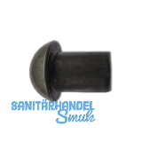 Hammerkopfniete / Halbrundniete DIN124 12x16 Stahl blank