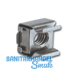 K�figmutter M10 ZI-140-47 K�fig: Federstahl verzinkt, Mutter: Stahl verzinkt