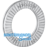 NORD-LOCK Keilsicherungsscheiben NL14 zinklamellenbeschichtet, nach DIN25201