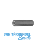 Distanzhalter M 4x40 Innen-/Innengewinde verzinkt-blau