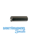 Distanzhalter M3x25 Innen-/Innengewinde Messing vernickelt