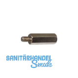 Distanzhalter M 3x 5 Innen-/Aussengewinde Messing vernickelt