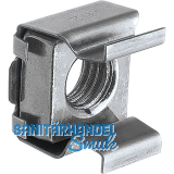 K�figmutter M10 R140-32 K�fig: Edelstahl 1.4310, Mutter: Edelstahl