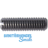 ISO4766 M10x 10 Edelstahl 1.4305 Gewindestift m. Schlitz u. Kegelkuppe (DIN551)