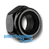 DIN985/ 6-8 M 6 verzinkt schwarz Sicherungsmutter niedrige Form