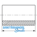 Schwei�muffe Figur 2701 3/8" verzinkt