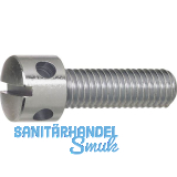 DIN404 M 5x 12 verzinkt Kreuzlochschraube mit Schlitz