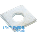 DIN436 M20 feuerverzinkt Vierkantscheibe f�r Holzkonstruktionen