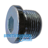 DIN908 5.8 G 1/4" blank Verschlussschraube zylindrisches Rohrgewinde