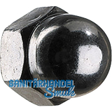 SECOTEC Hutmutter DIN1587 M 16 verzinkt-blau KP-25