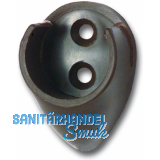 SECOTEC Schrankrohrlager rund 25 mm Kunststoff braun SB-2 BL2