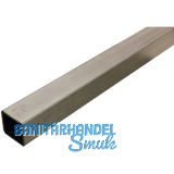 Edelstahl - Vierkantrohr 1.4301, ungeschliffen 50/50/2 mm