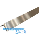 Edelstahl - Winkel 1.4301, geschliffen K240 50/50/5 mm