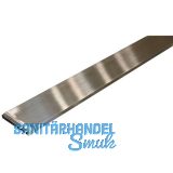 Edelstahl - Flachstange 1.4301, geschliffen K240 20/5 mm