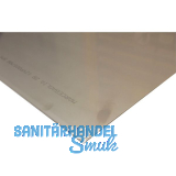 Edelstahl - Blech 1.4301 IIIC, ungeschliffen 2500/1250/1 mm