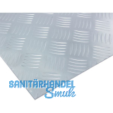 Aluminium-Warzenblech AlMg3 (EN AW-5754) H111, gebeizt 2000/1000/2-2,5 mm