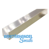 Aluminium U-Profil AlMgSi0,5 (6060) T66 (F22), ungleichschenkelig 30/60/30/4 mm