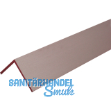 Aluminium Winkel AlMgSi0,5 Edelstahloptik A1/C31 ungleichschenkelig 40/20/2 mm