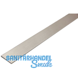 Aluminium Flachstange AlMgSi0,5 (6060) T66 (F22) Edelstahloptik A1/C31 15/2 mm