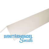 Aluminium Winkel AlMgSi0,5 pulverb. Wei� RAL 9010 gleichschenkelig 40/40/2 mm