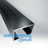 Aluminium Terrassenprofil 54,5 x 35,3 mm anthrazit matt, ungelocht