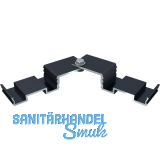 K&R Variabler Eckverbinder f�r H-Isostep