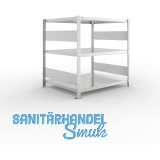 META Steck-Grundregal 1025 x 1000 x 800 mm 3 Fachb�den 230 kg